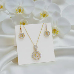 Radiant Medallion Jewelry Set