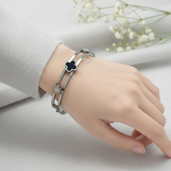 Refined Clover Bangle