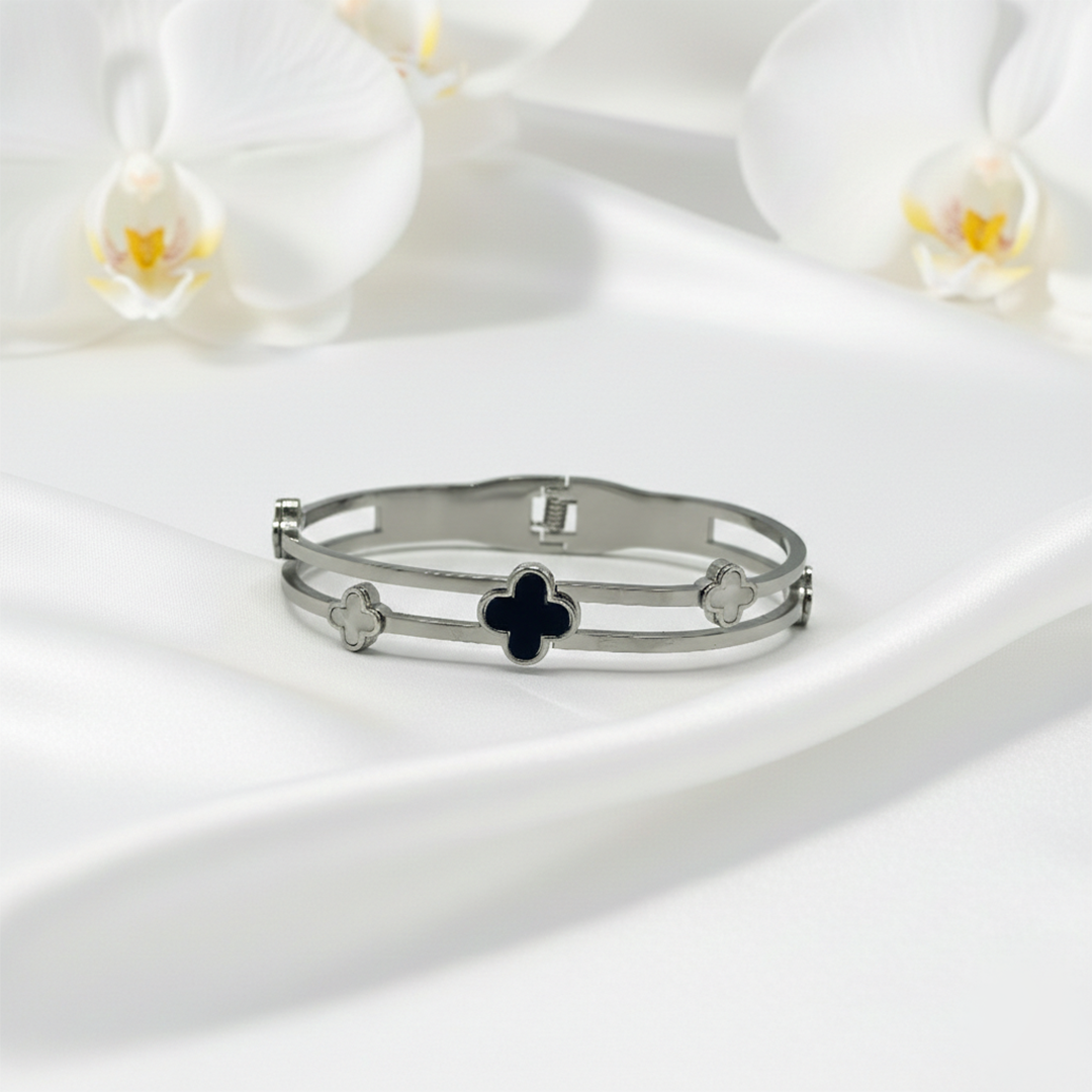Refined Clover Bangle