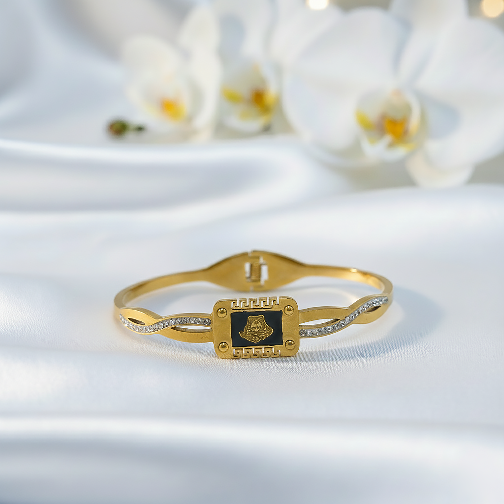 Regal Crest Cuff Bracelet