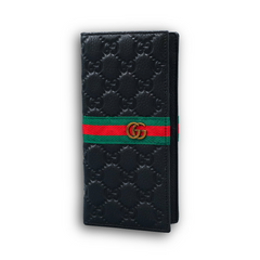 GG Stripe Leather Wallet