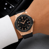 Rose-Gold Black Dial Watch