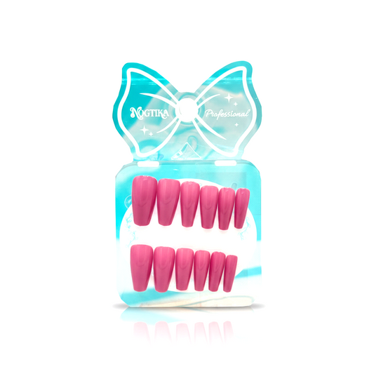 Rose Pink Coffin Press-On Nails