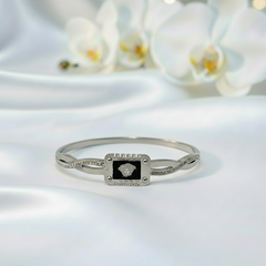 Silver Medallion Crystal Bracelet