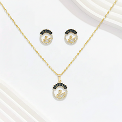 Swan Locket Set