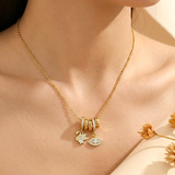 Swan & Evil Eye Pendant