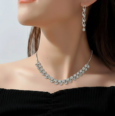 Swirl Leaf Crystal Set