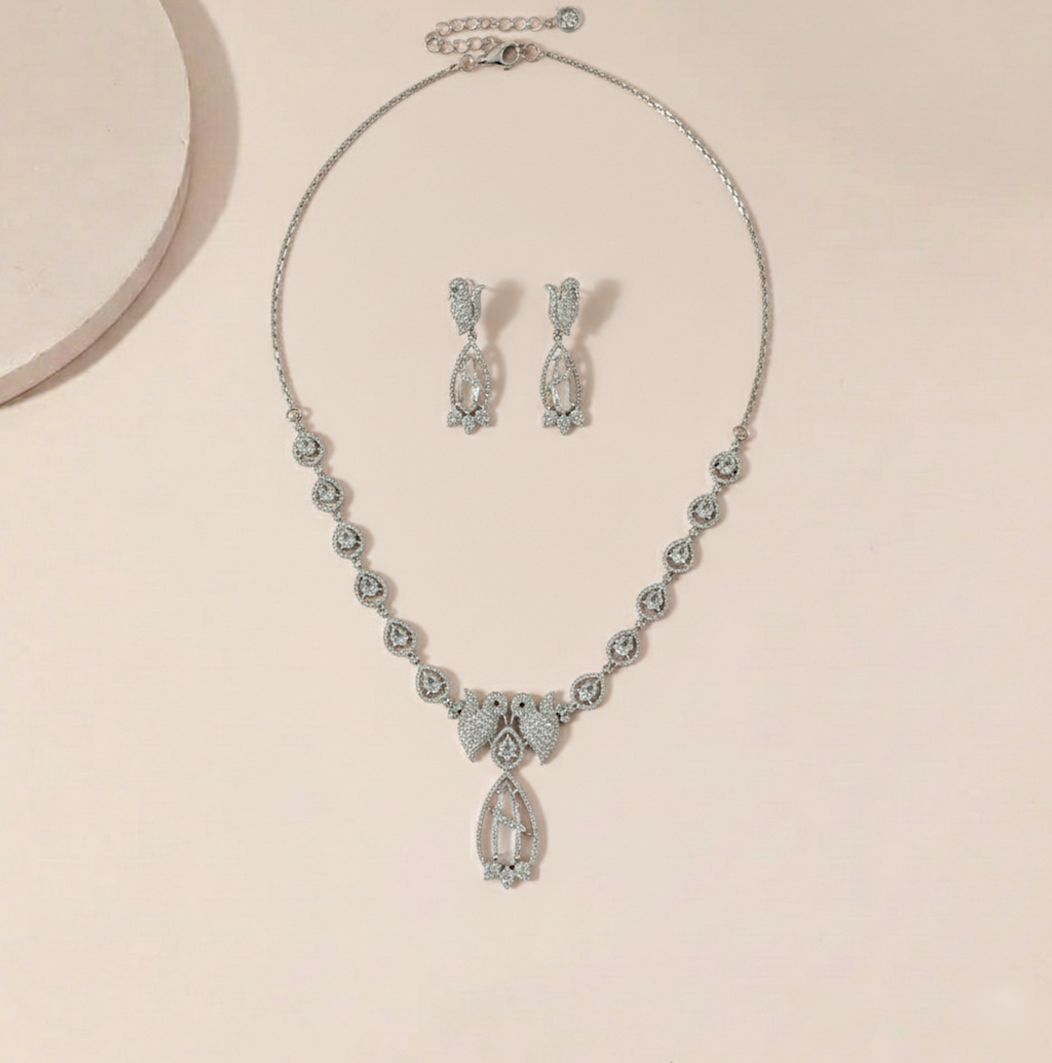 Teardrop Pave Crystal Set