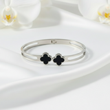 Silver Clover Bracelet