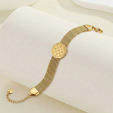 XO Gold Mesh Bracelet