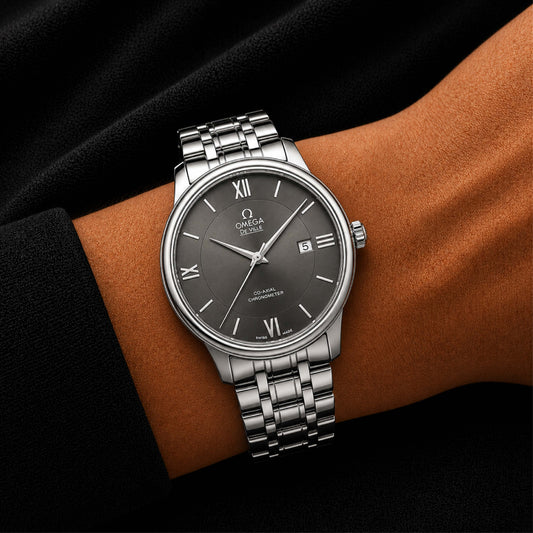 Omega Grey Roman Watch