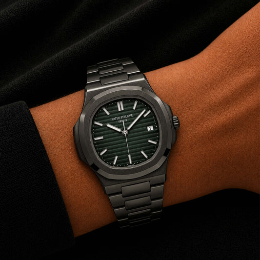 Dark Green Dial Dark Grey Watch