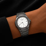 White Dial Dark Grey Watch
