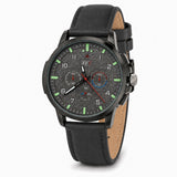 Stealth Black Chronograph Watch