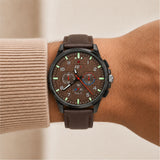 Stealth Brown Chronograph Watch