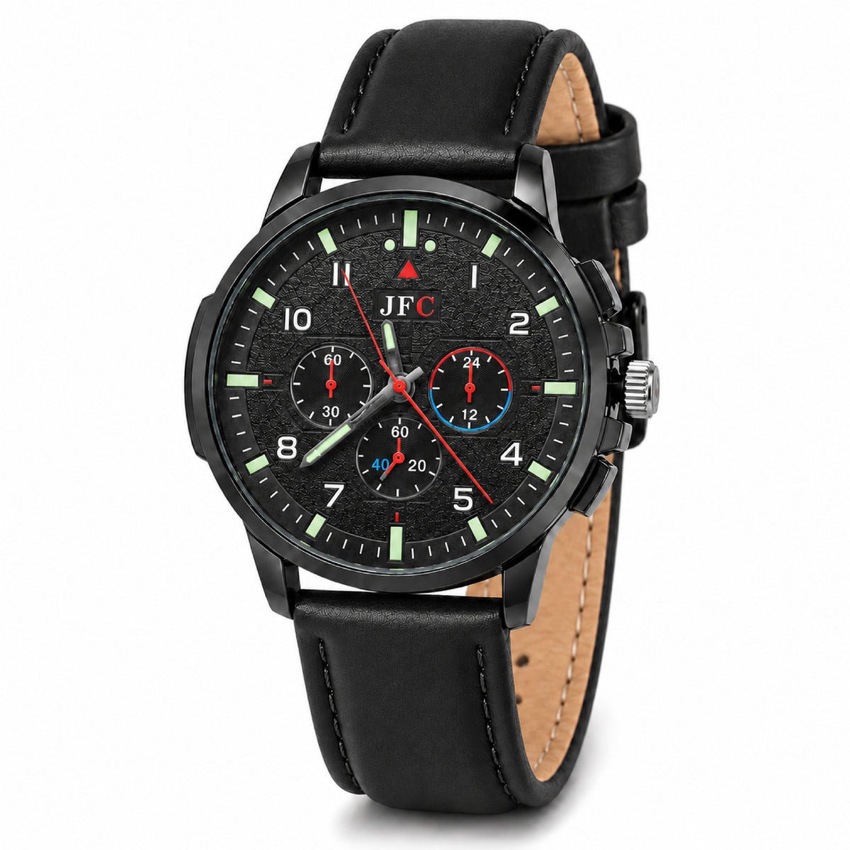 Onyx Black Chronograph Watch