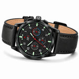 Onyx Black Chronograph Watch