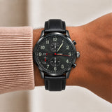 Graphite Chronograph Watch