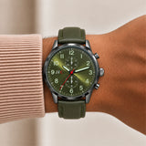 Army Green Chronograph Watch