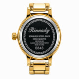 Luxe Crystal Dial Watch
